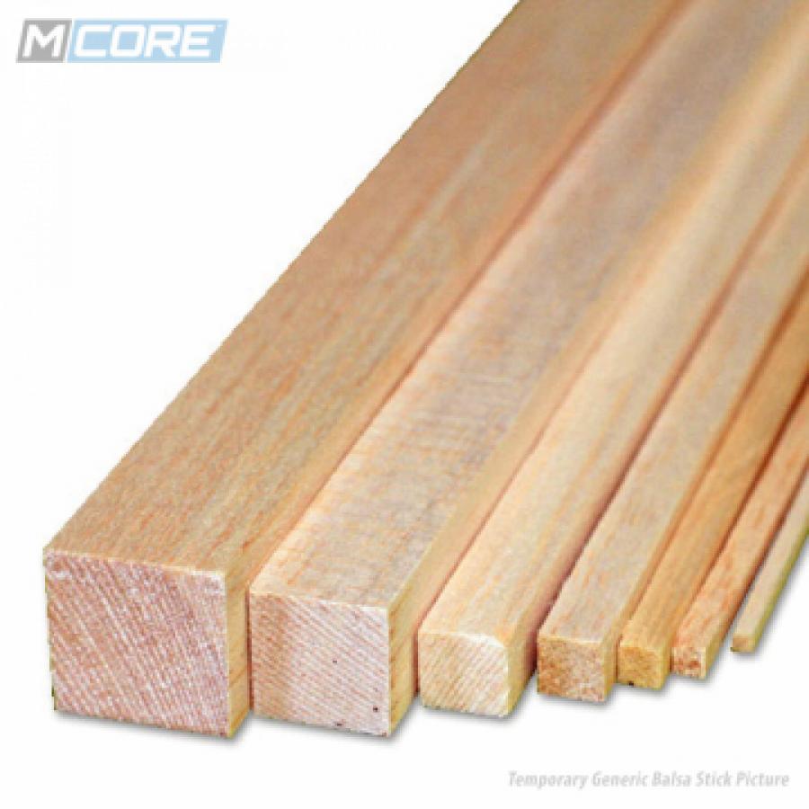 Balsa strip 5x10x1000mm M-Core