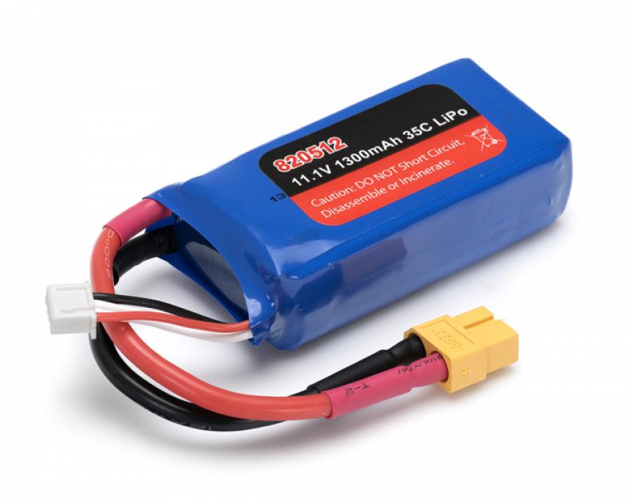 Batterie Lipo 3S 11,1V - 1300mAh 35c