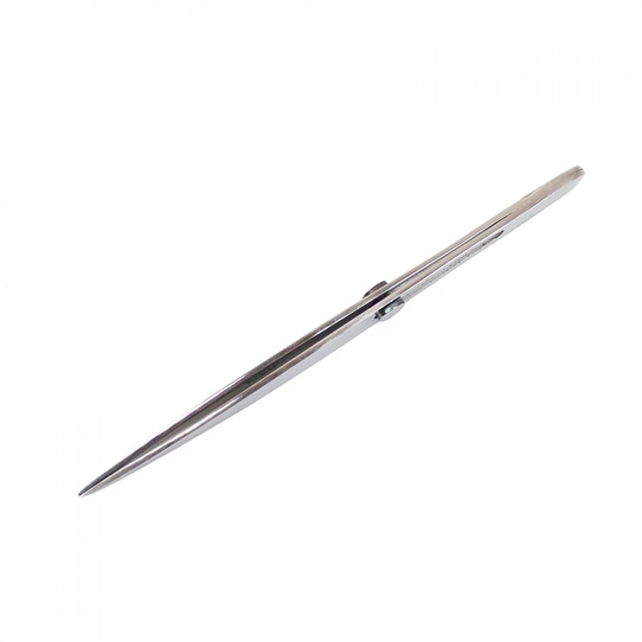 4.75" Stainless Steel Slide Lock Pointed Tweezer