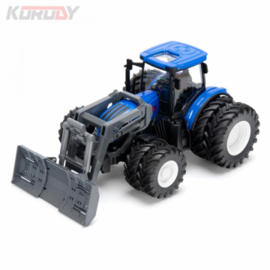 Tractor with double wheels and blade RC RTR 1:24