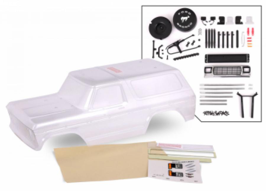 Traxxas Body Ford Bronco ´79 Clear Complete TRX8010P