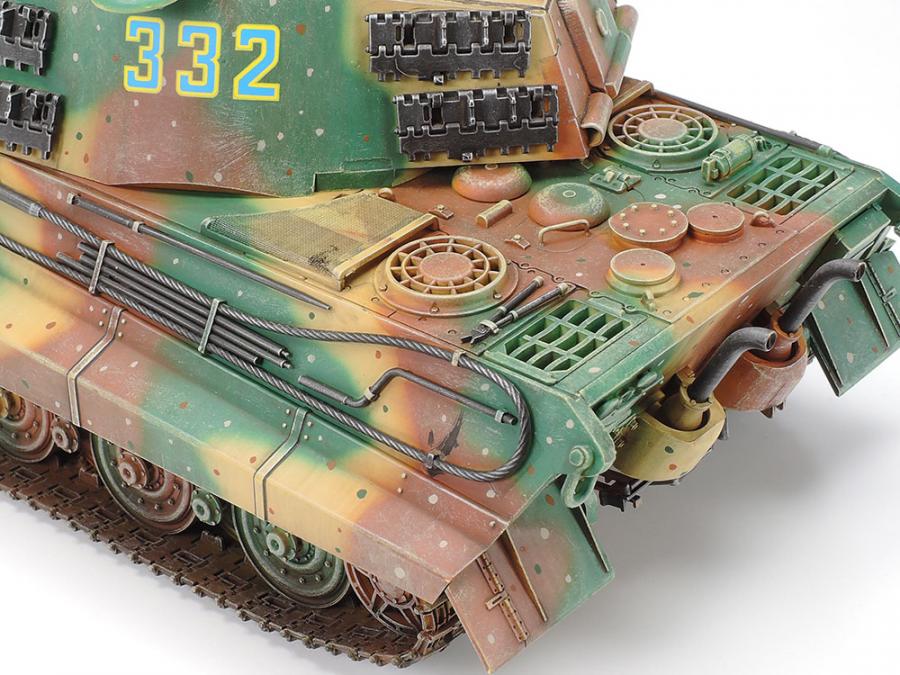 Tamiya 1/35 King Tiger Tank Production Turret pienoismalli