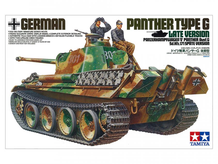 Tamiya 1/35 Panther G  Late Version pienoismalli