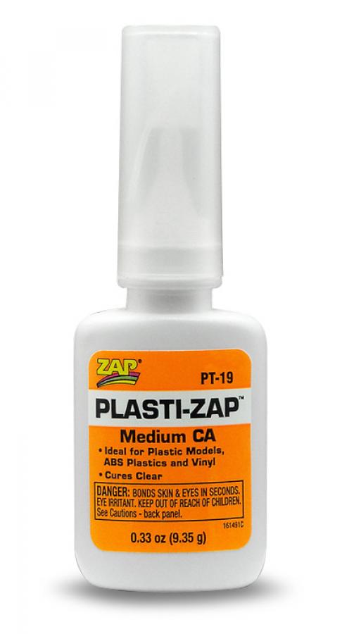 ZAP Plastic CA+ 0.33oz 9.35g liima