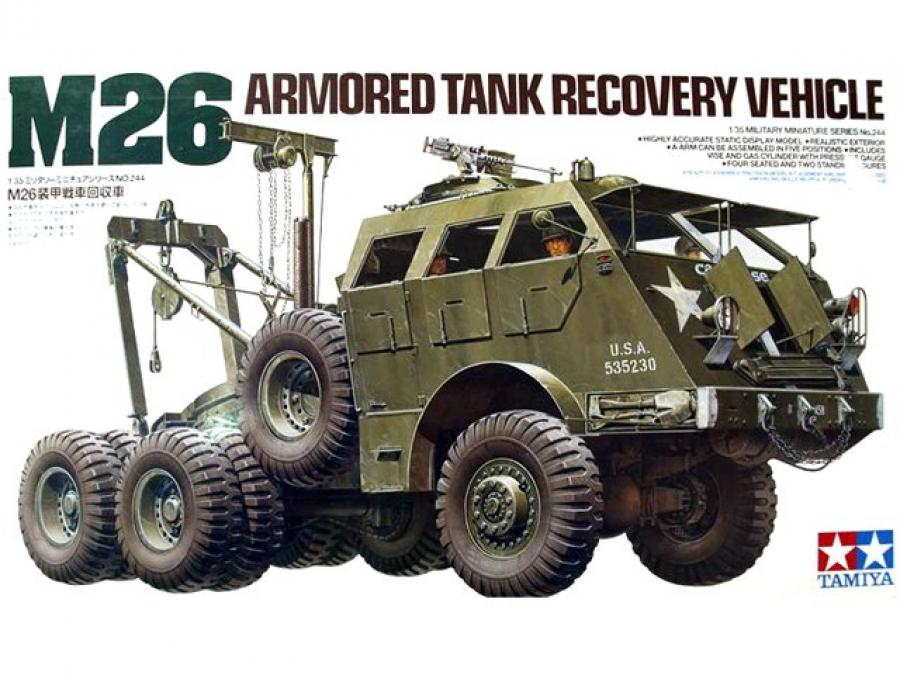 Tamiya 1/35 U.S. M26 Tank Recovery Vehicle pienoismalli