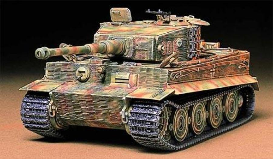 Tamiya 1/35 Tiger I Late version pienoismalli