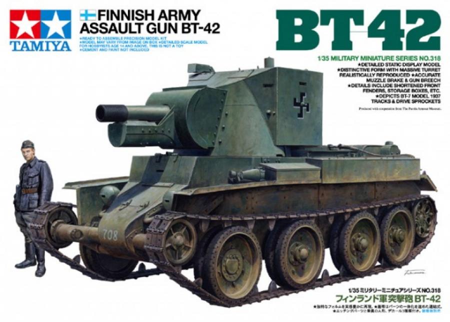 Tamiya 1/35 Finnish BT-42 pienoismalli
