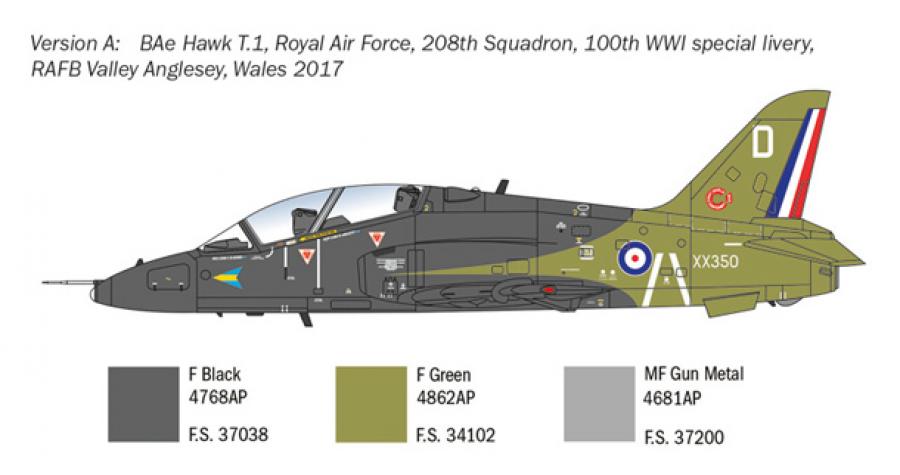 Italeri 1/48 HAWK T. MK.I (Suomi siirtokuvilla)