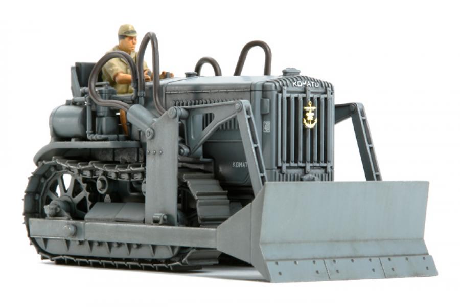 Tamiya 1/48 Komatsu G40 Bulldozer Japanese Navy pienoismalli