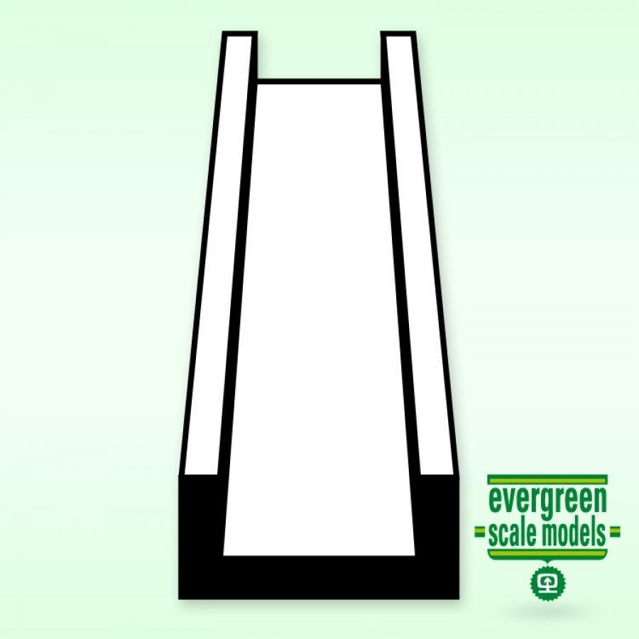 Channel-profile 1.5x350 mm (4 kpl)