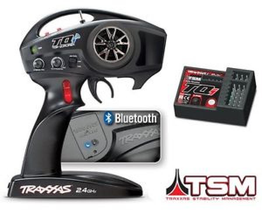 Traxxas Transmitter TQi Bluetooth 4-ch TX / 5-ch Micro RX TSM TRX6507R