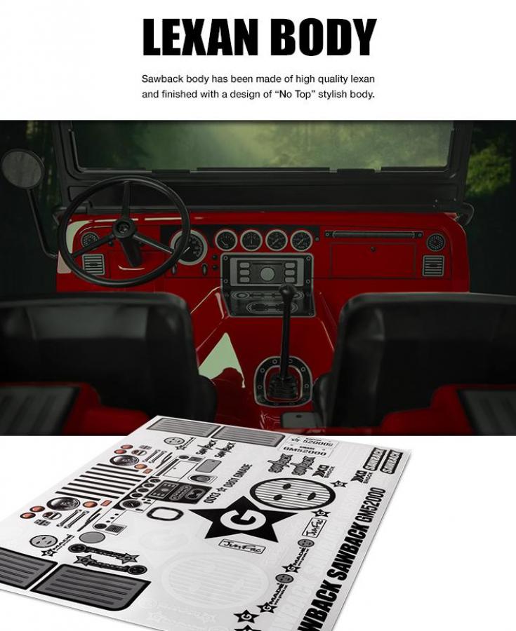 GMade 1/10 GS01 Sawback 4WD Kit