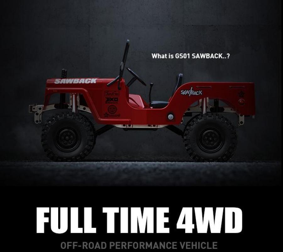GMade 1/10 GS01 Sawback 4WD Kit
