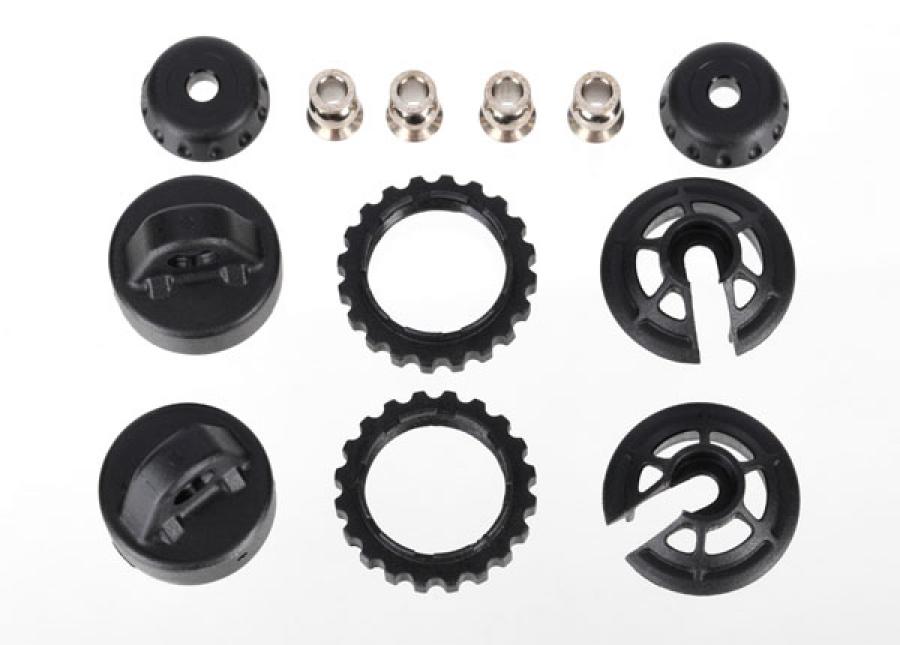 Traxxas Caps and spring retainers, GTR long TRX7468