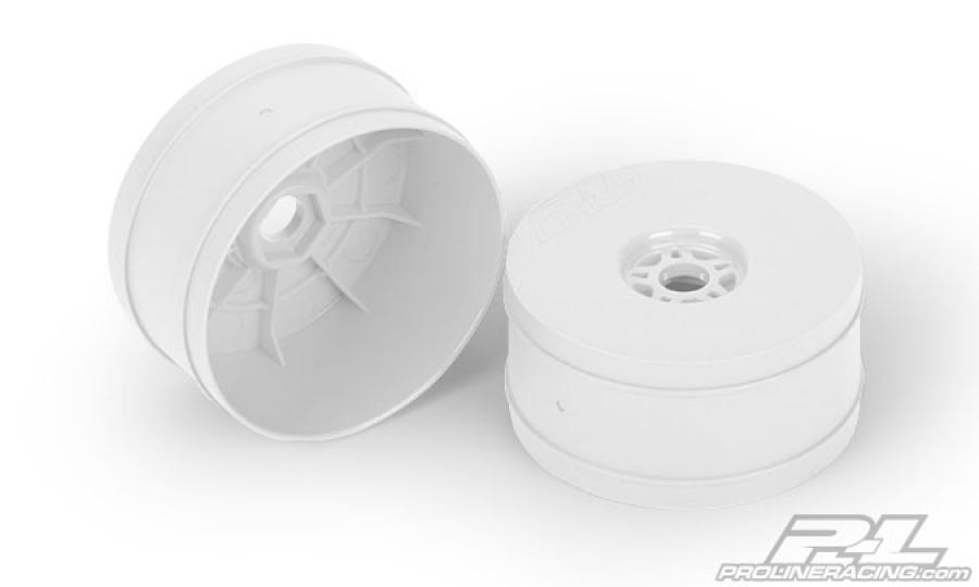 Lightweight Velocity White Front or Rear Wheels (4) for 1:8