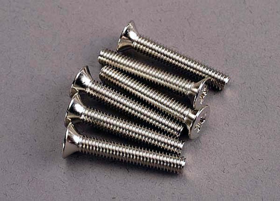 Traxxas Screws M4x25mm Countersunk (6) TRX3168
