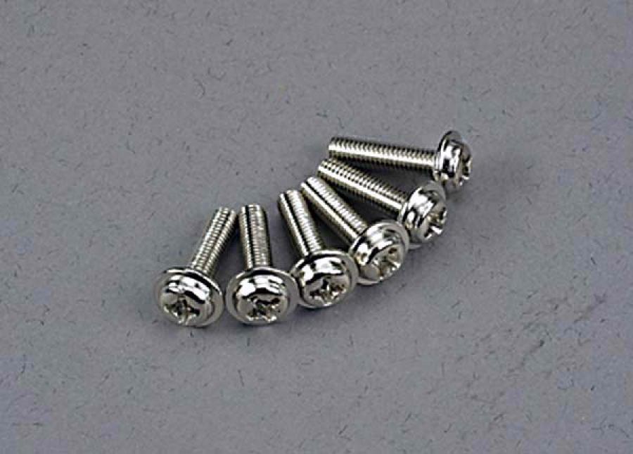 Traxxas Screws M3x12mm Washerhead (6) TRX3186