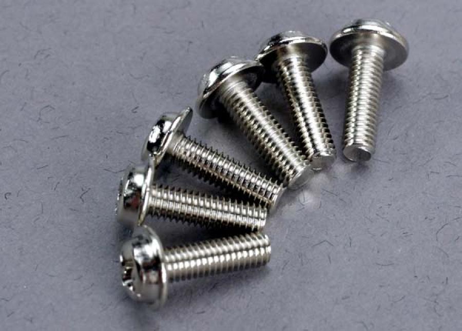 Traxxas Screws M3x10 Washerhead (6) TRX3193