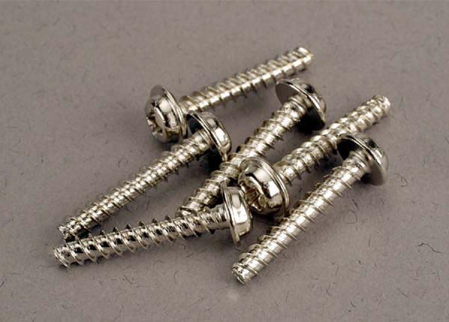 Traxxas Screws 3x18mm Self-tapping Washerhead (6) TRX3289