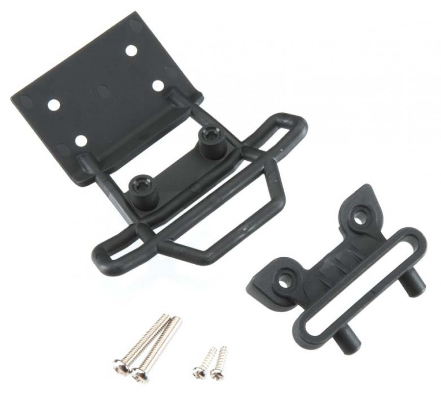 Traxxas Bumper, front / bumper mount, front / 4x23mm RM (2)/ 3x10mm TRX3621