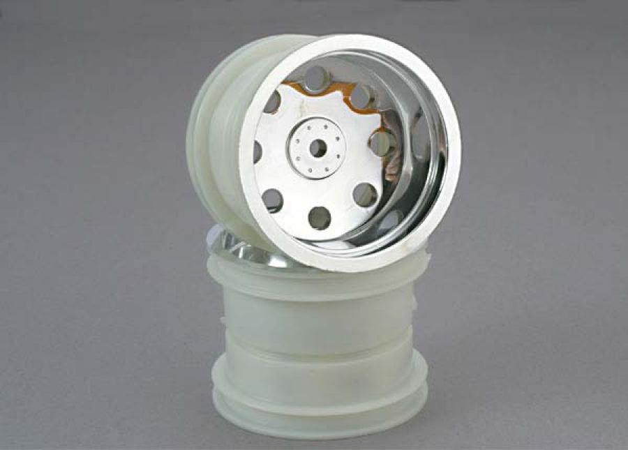 Traxxas Wheels Chrome 2.2" Truck Front (2) TRX3673