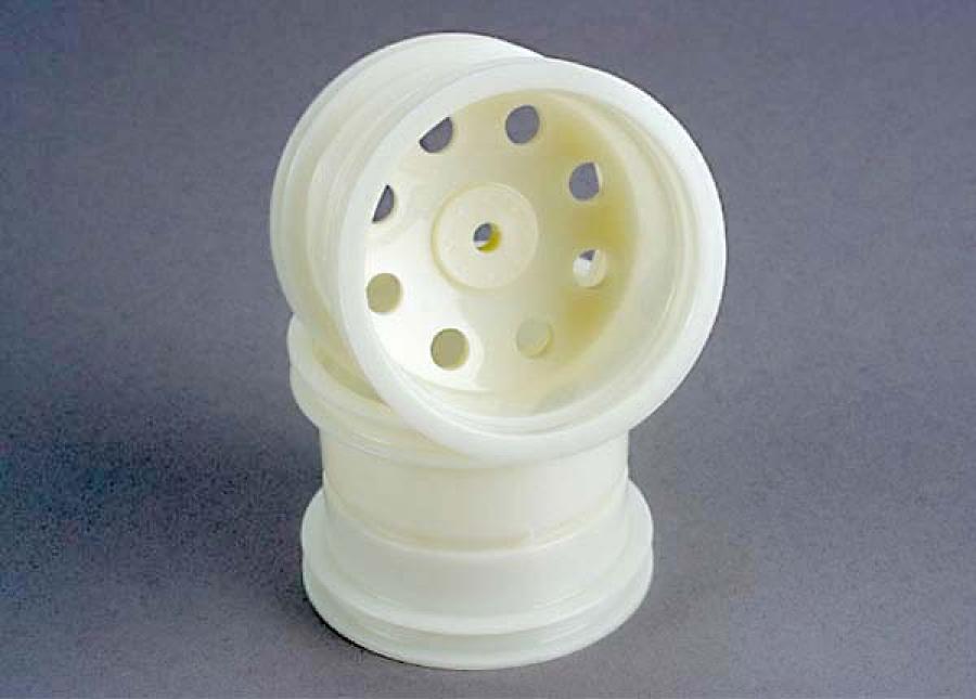 Traxxas Wheels White 2.2" Truck Front (2) TRX3675