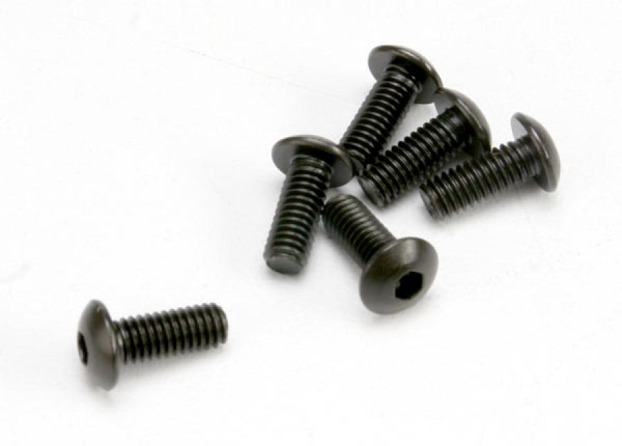 Traxxas Screws M4x10mm Button-head Hex Socket (6) TRX3936