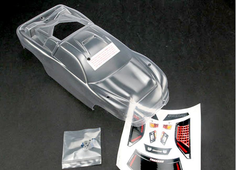 Traxxas Body Nitro Rustler Clear TRX4412
