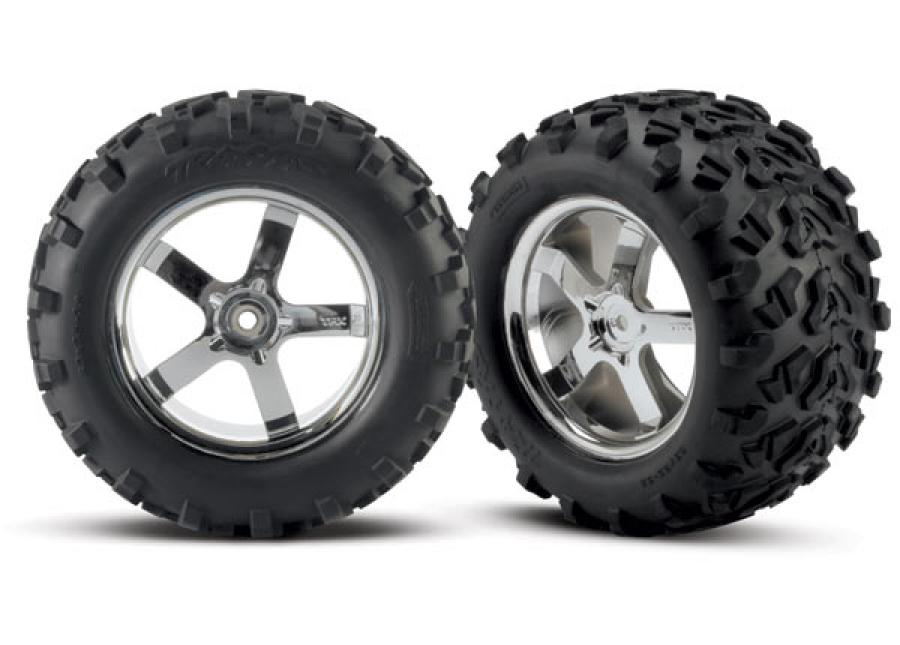 Traxxas Wheels & Tires Maxx/Hurricane (14mm) 3.8" (2) TRX4973R