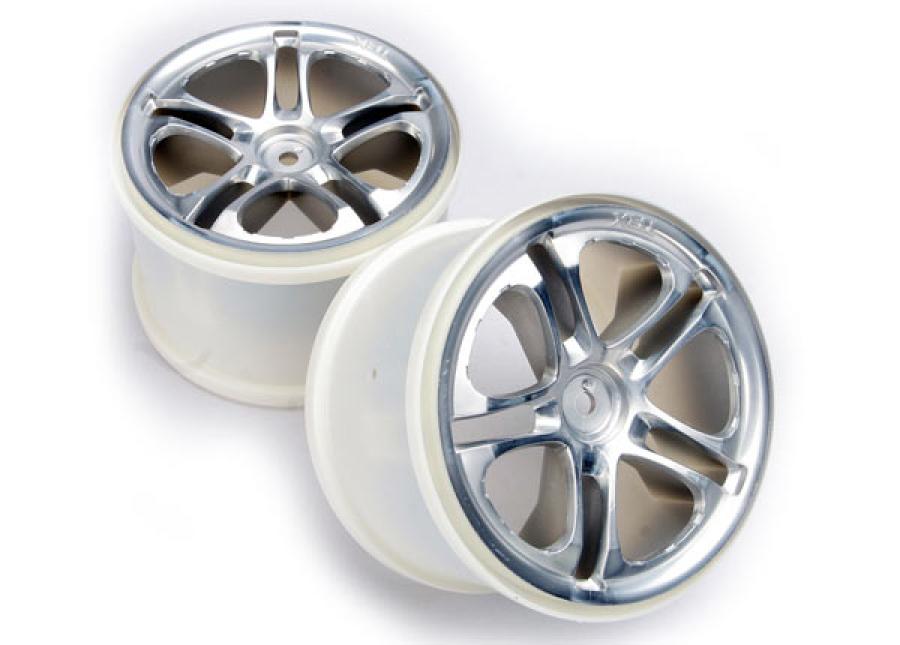 Traxxas Wheels Split-Spoke Satin (14mm) 3.8" (2) TRX5172