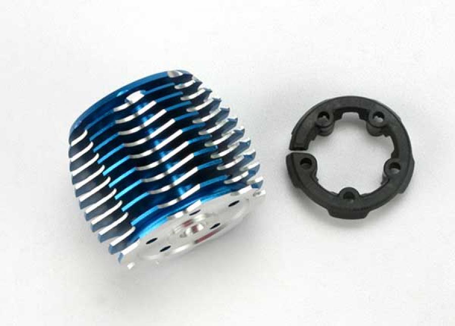 Traxxas Cooling Head Blue (with Protector) TRX 2.5 TRX5237