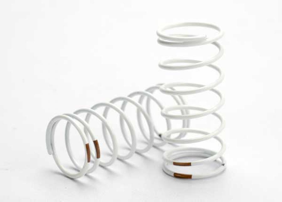 Traxxas Shock Springs GTR White (1.0 Rate Tan) (2) TRX5429