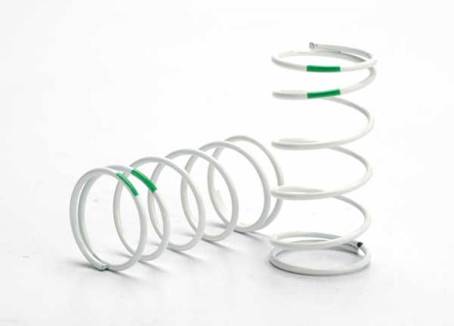 Traxxas Shock Springs GTR White (1.1 Rate Green) (2) TRX5430