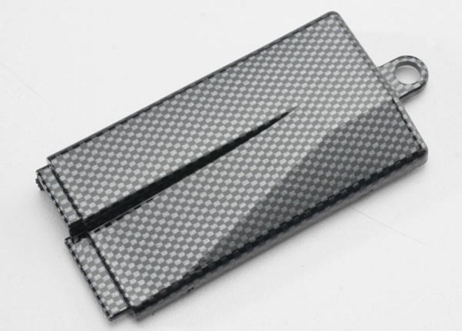 Traxxas Battery cover (mid chassis), Exo-Carbon finish (Jato) TRX5523G