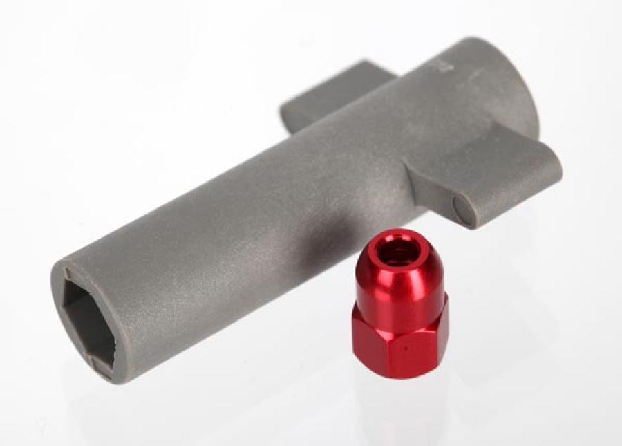 Traxxas Antenna Crimp Nut Red TRX5526R