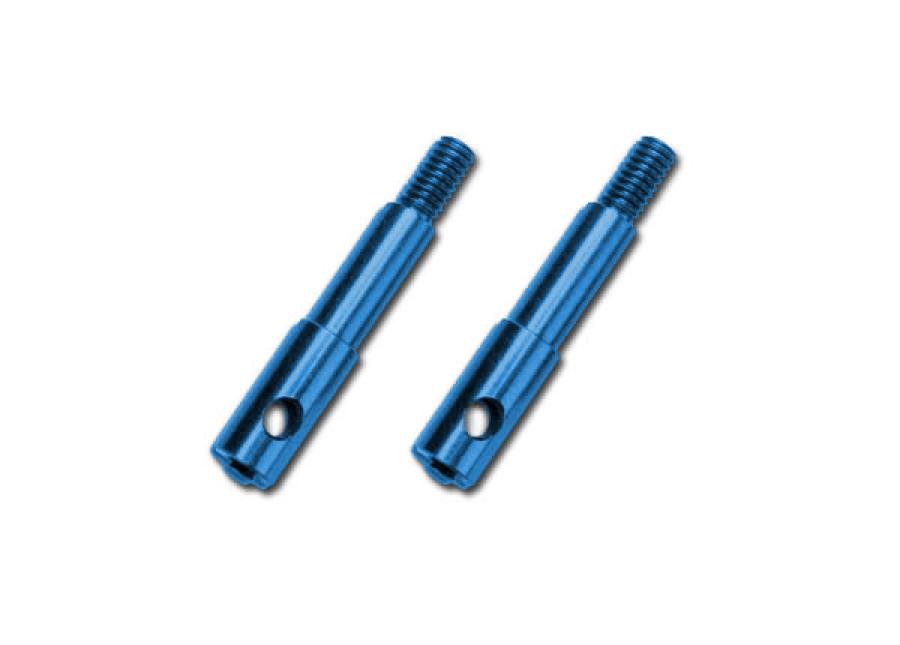 Traxxas Wheel Axle Front Aluminium Blue (2) Jato TRX5537X