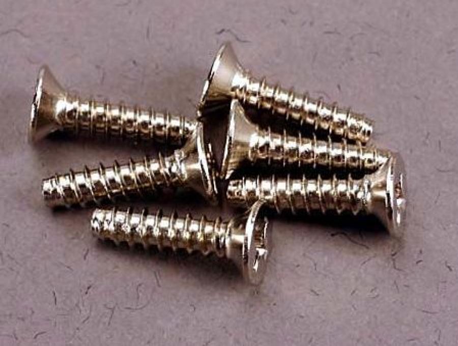 Traxxas Screws 3x12mm Self-tapping Countersunk (6) TRX2648