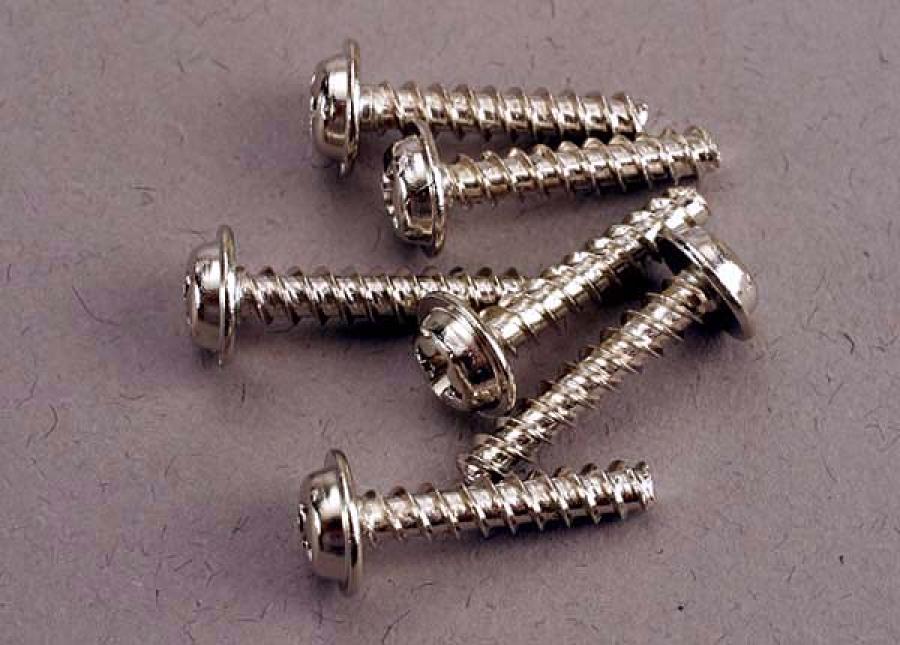 Traxxas Screws 3x15mm Self-tapping Washerhead (6) TRX3288