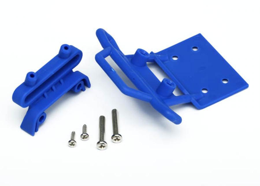 Traxxas Bumper Front Set Blue TRX3621X