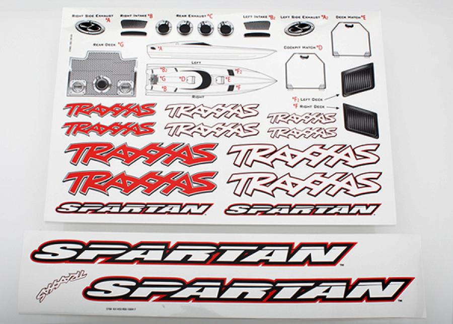 Traxxas Decal Sheet Spartan TRX5713