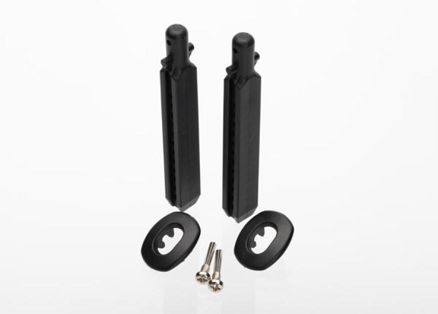 Traxxas Body mount posts (2)/ body post pivot (2)/ screw pins, 2.5x1 TRX6416