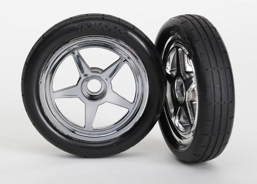 Traxxas Tires & Wheels Front Funny Car (2) TRX6975