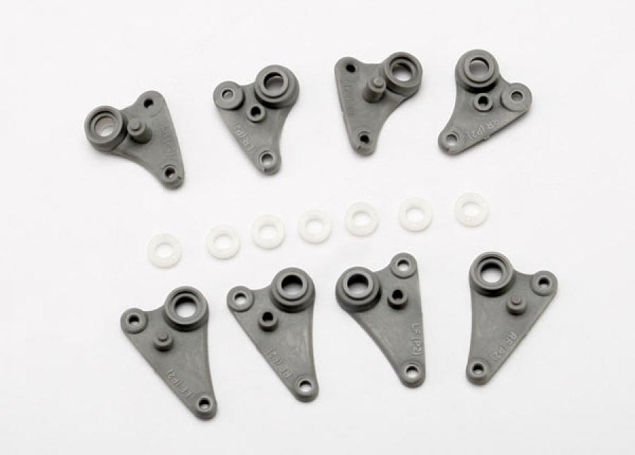 Traxxas Rocker arm set, progressive-2/ plastic bushings (8) TRX7158