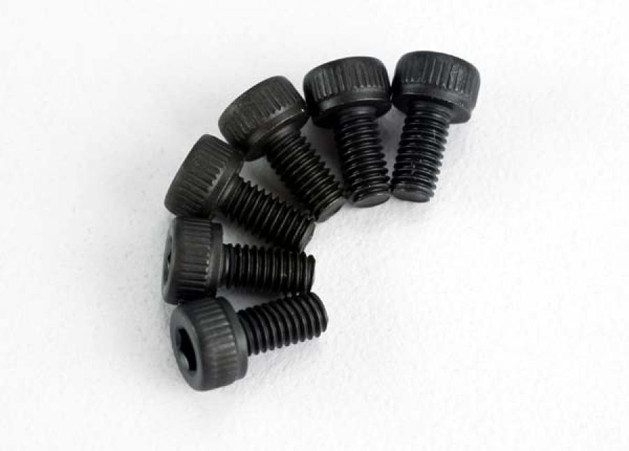 Traxxas Screws M3x6mm Cap-head Hex Socket (6) TRX2554