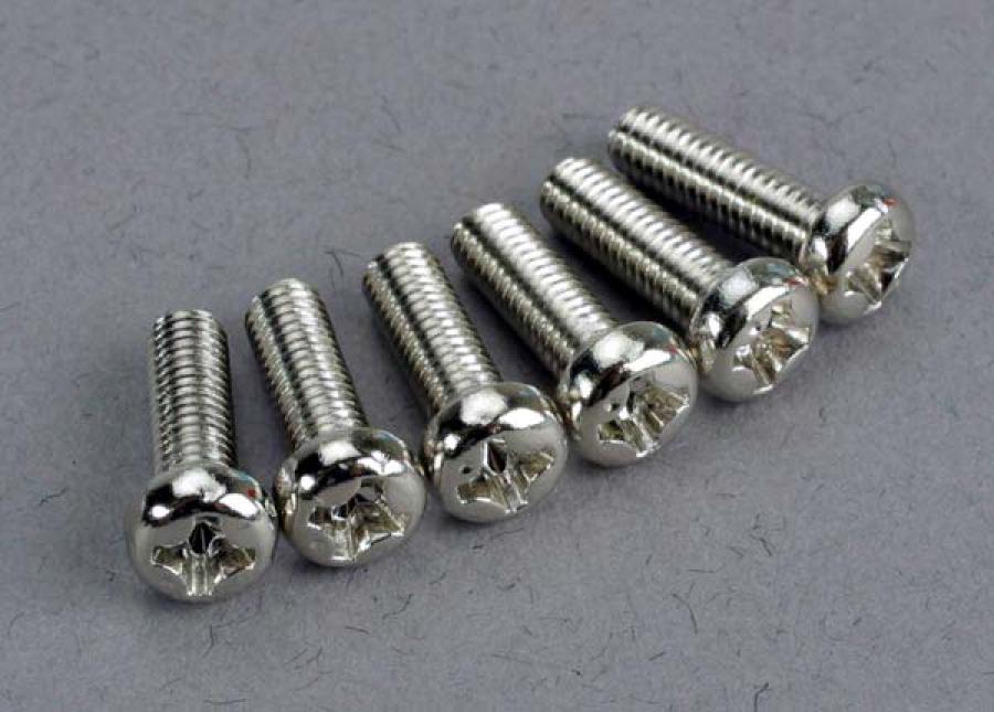Traxxas Screws M3x10mm Roundhead (6) TRX2560