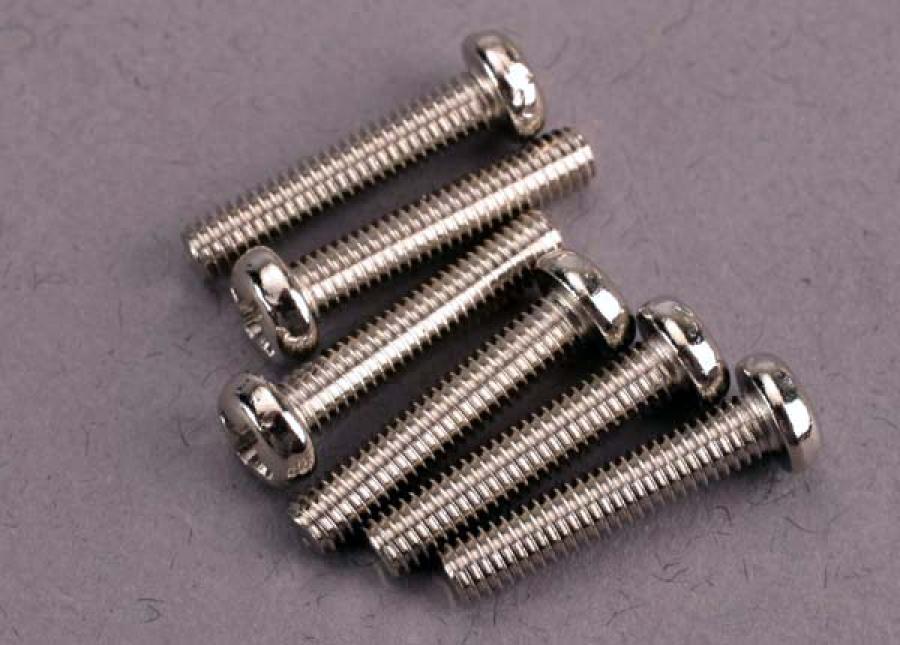 Traxxas Screws M3x15mm Roundhead (6) TRX2563