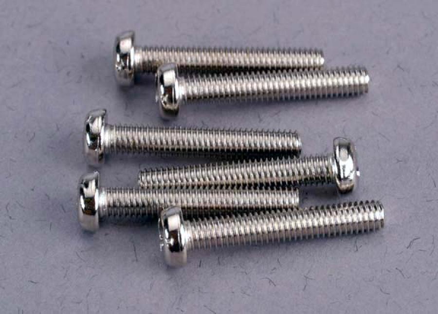 Traxxas Screws M3x18mm Roundhead (6) TRX2565