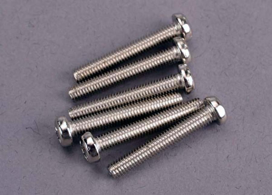 Traxxas Screws M3x20mm Roundhead (6) TRX2566