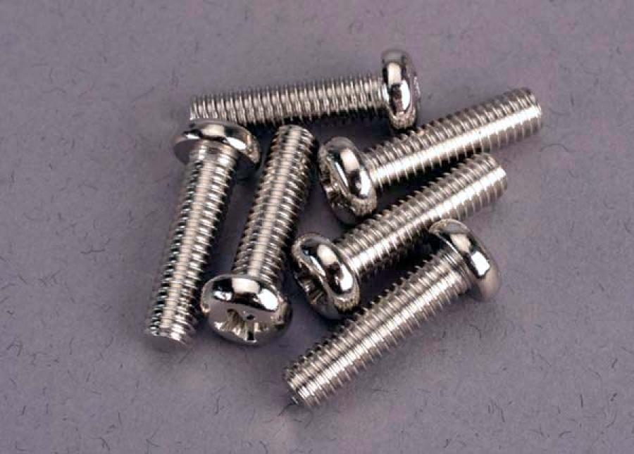 Traxxas Screws M4x15mm Roundhead (6) TRX2573