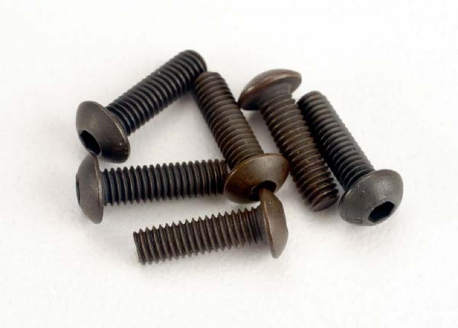 Traxxas Screws M3x10 Button-head Hex Socket (6) TRX2577